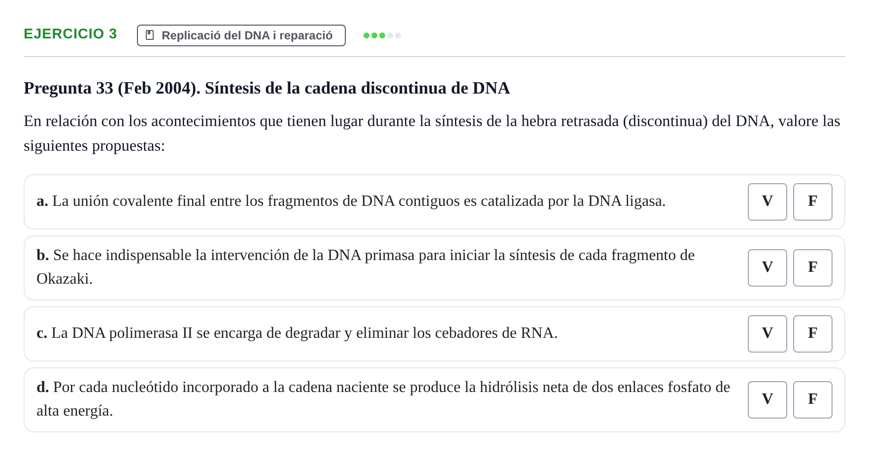 Enunciado: Problema 3 · Bioquímica Estructural i Biologia Molecular UAB 2004