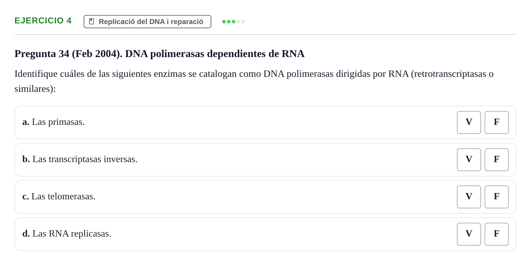 Enunciado: Problema 4 · Bioquímica Estructural i Biologia Molecular UAB 2004
