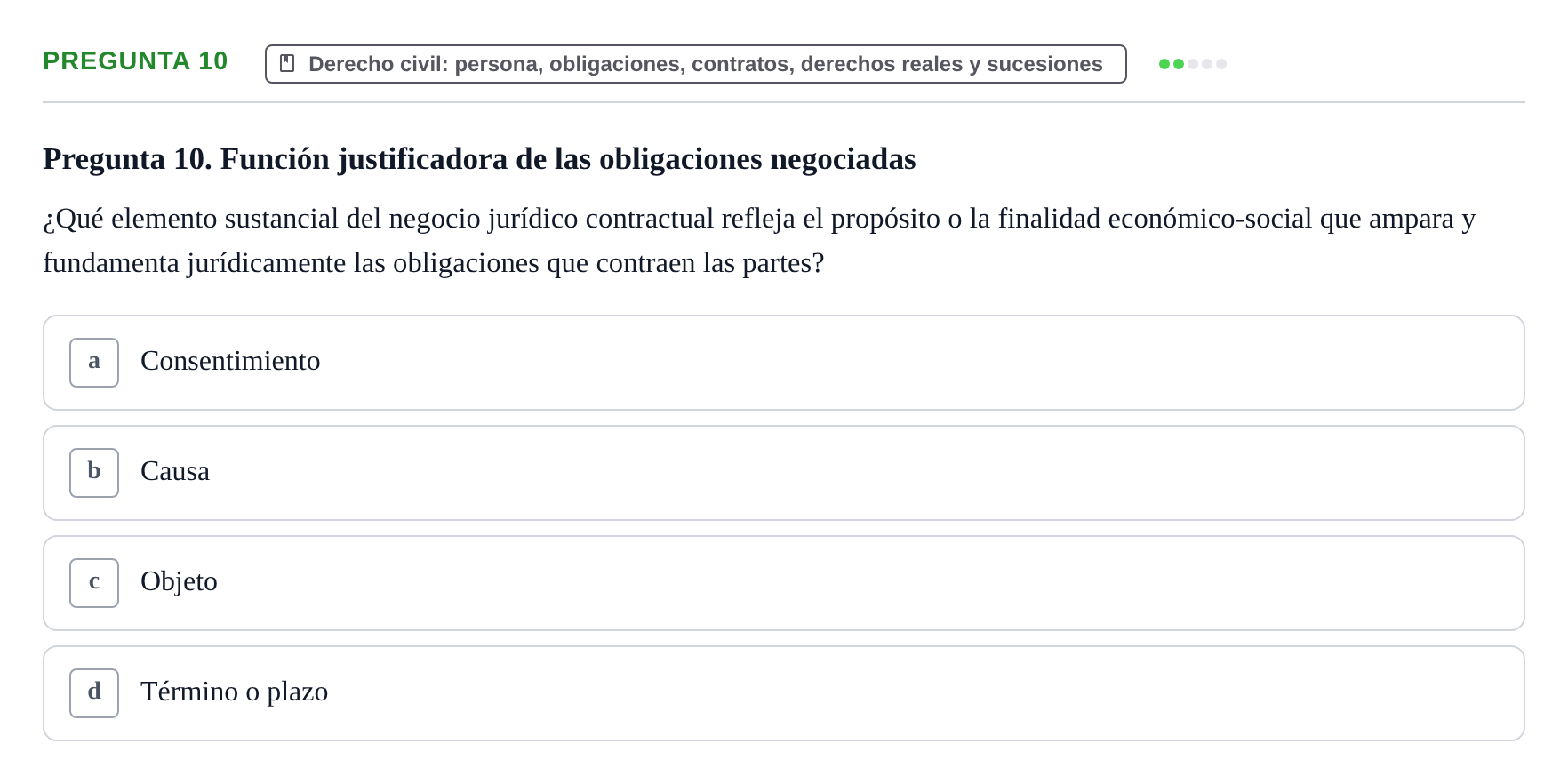 Enunciado: Pregunta 10