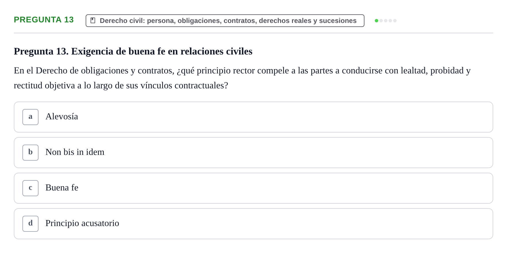 Enunciado: Pregunta 13