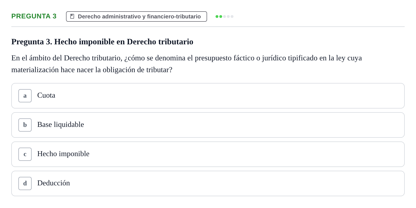 Enunciado: Pregunta 3