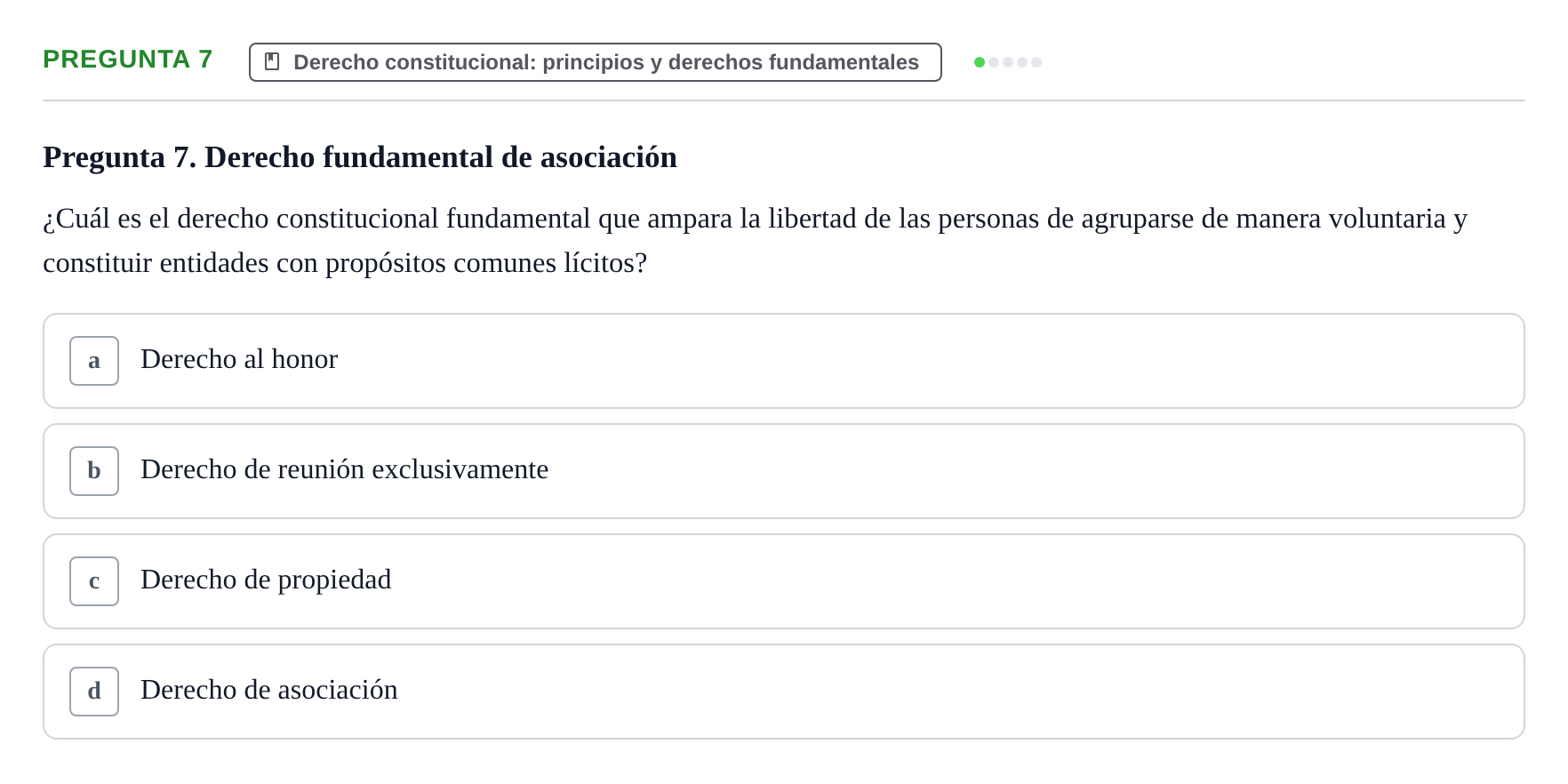 Enunciado: Pregunta 7