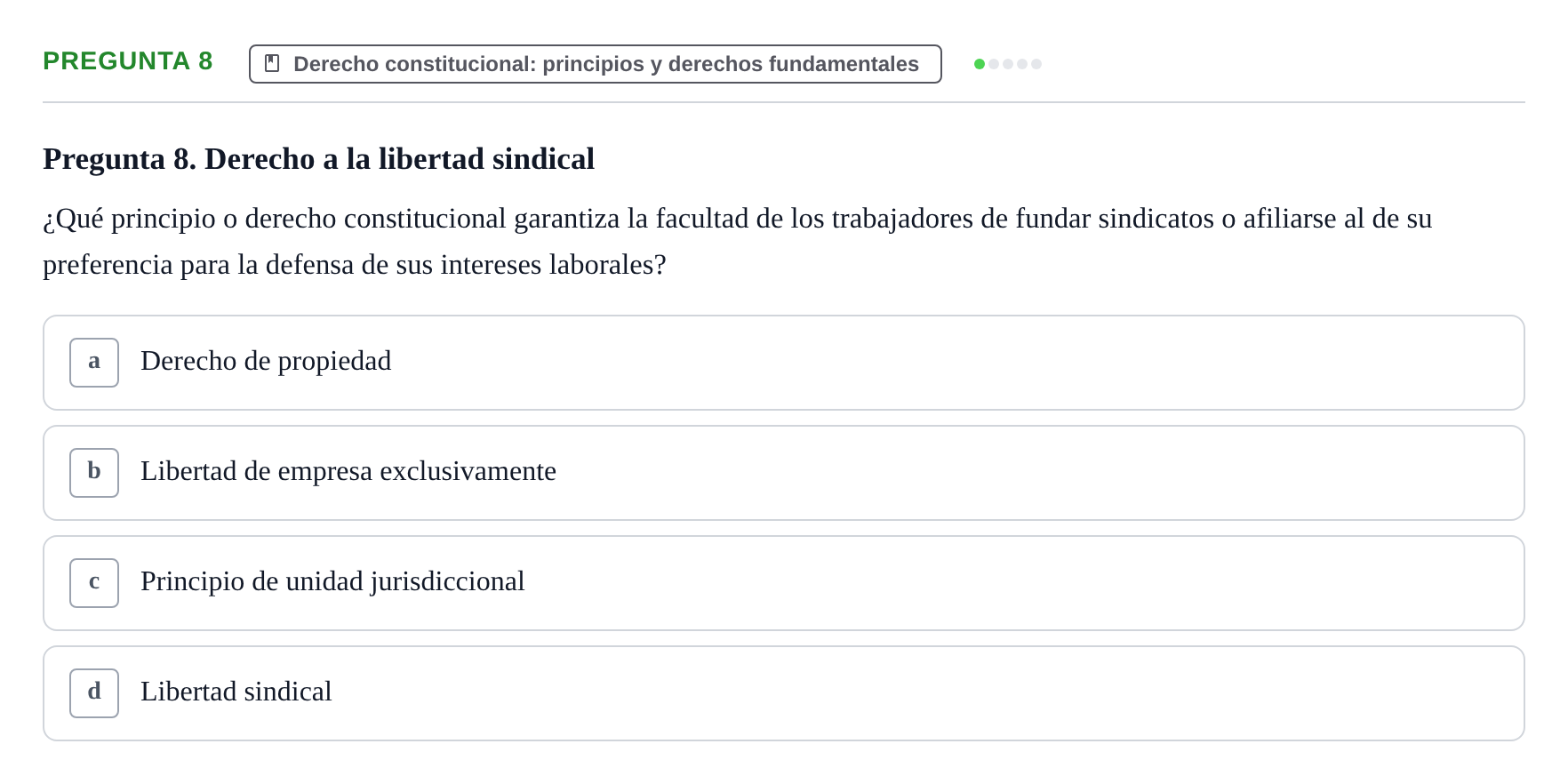 Enunciado: Pregunta 8