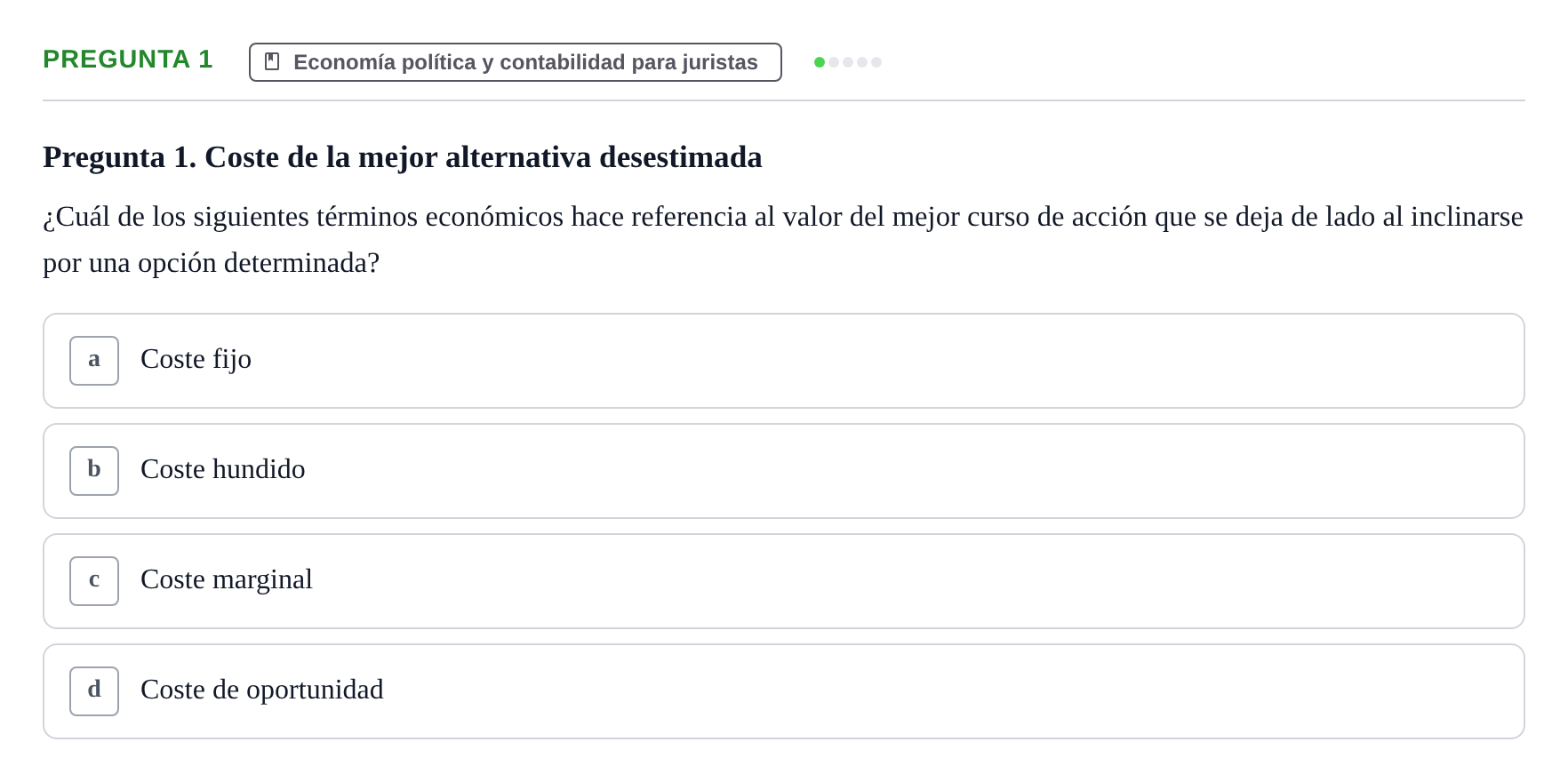 Enunciado: Pregunta 1