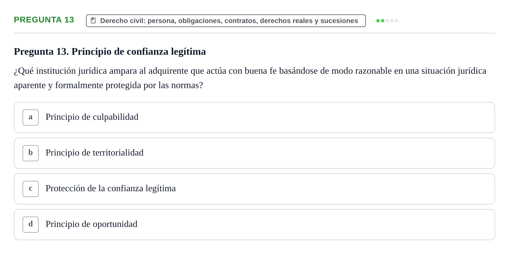Enunciado: Pregunta 13