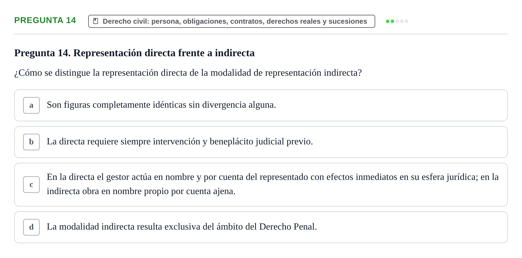 Enunciado: Pregunta 14