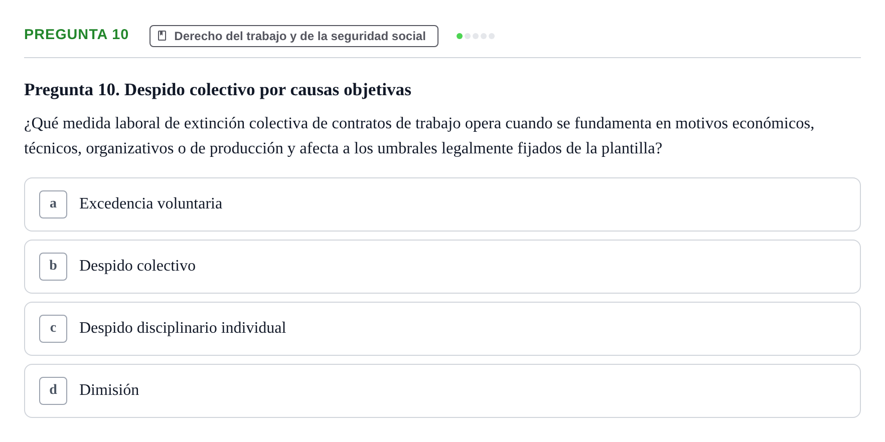Enunciado: Pregunta 10