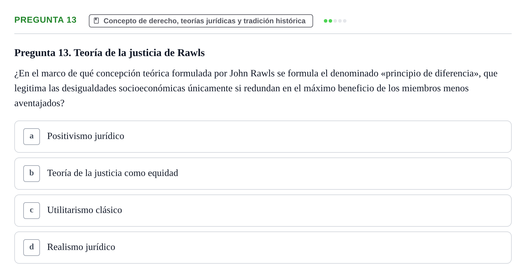 Enunciado: Pregunta 13
