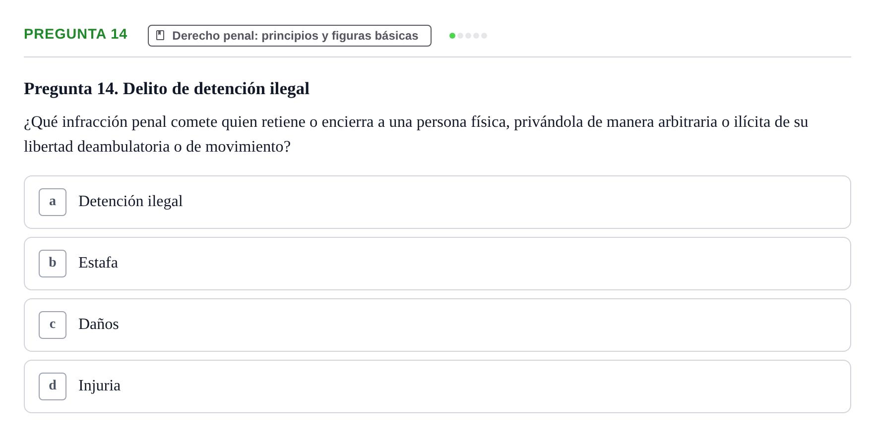 Enunciado: Pregunta 14