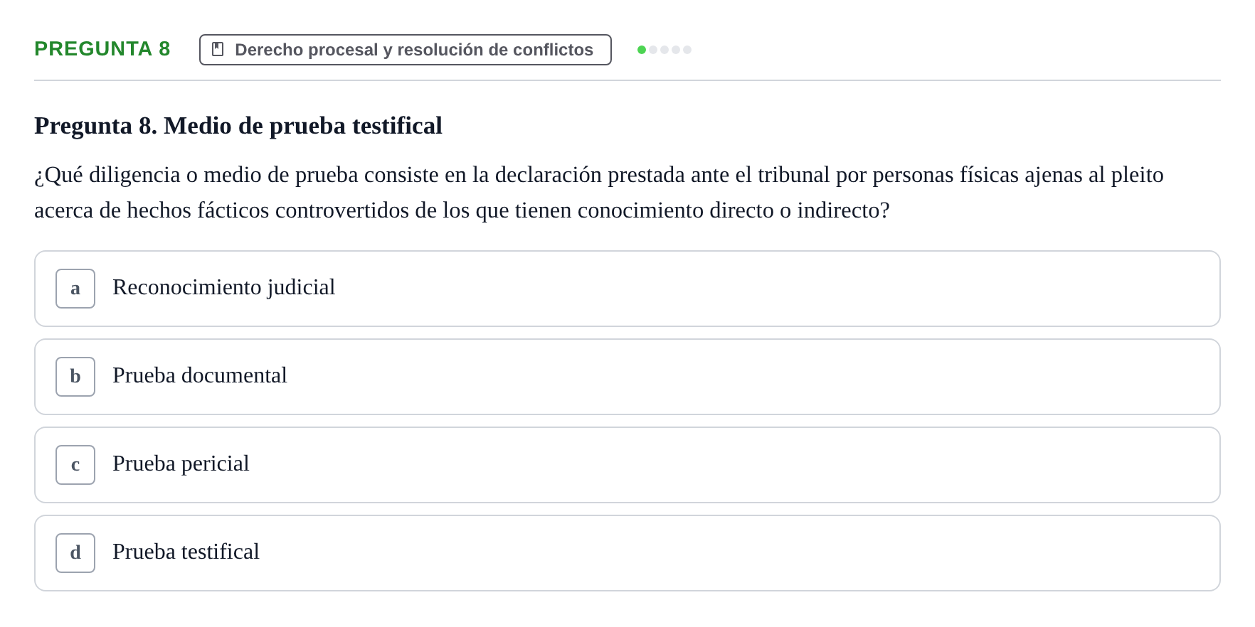 Enunciado: Pregunta 8