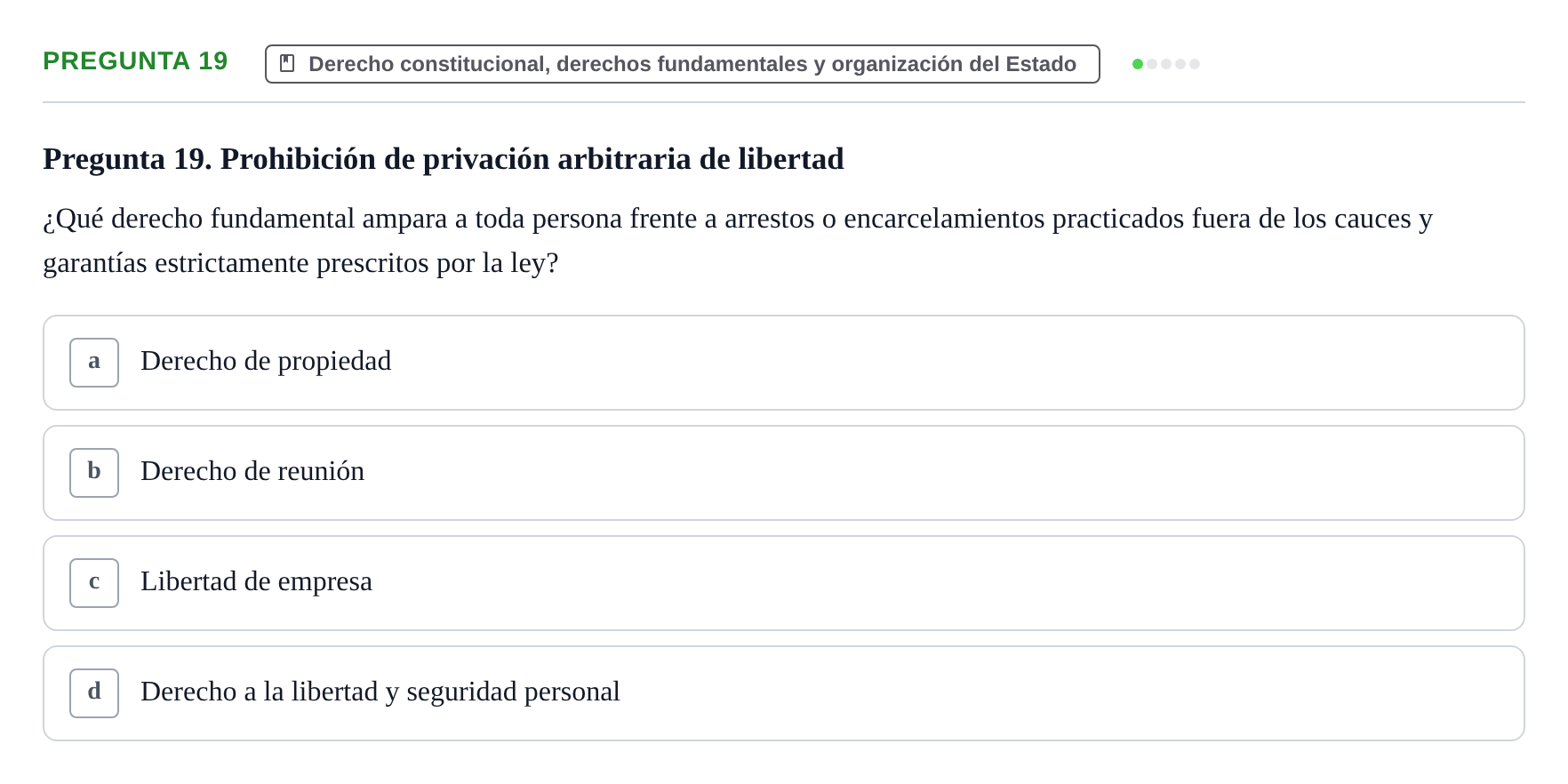 Enunciado: Pregunta 19