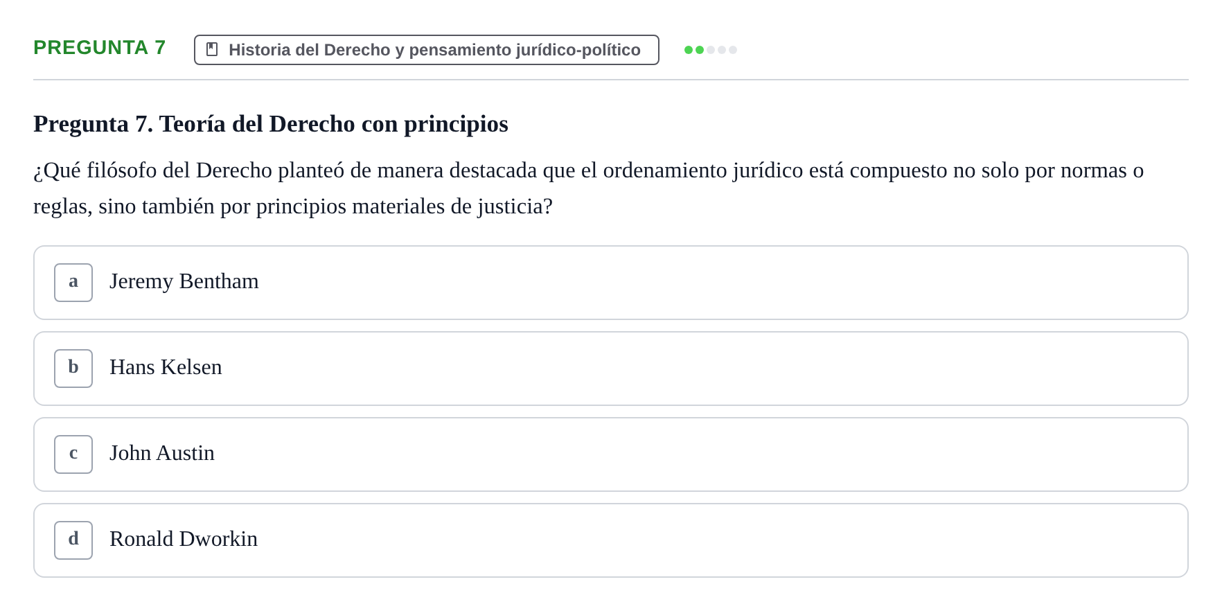 Enunciado: Pregunta 7