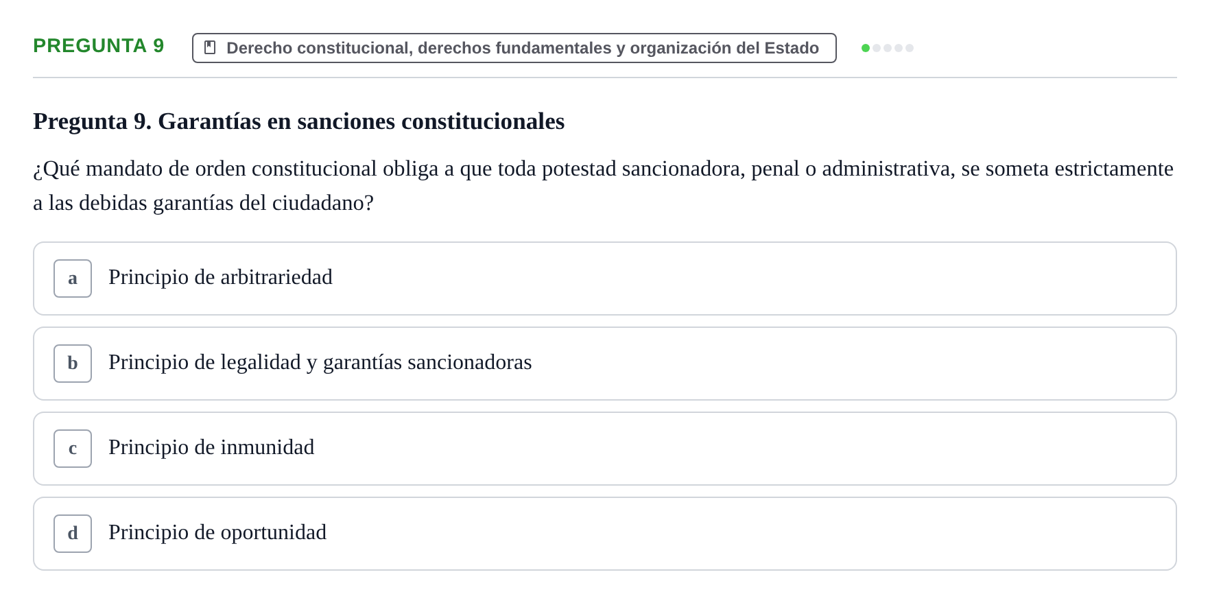 Enunciado: Pregunta 9