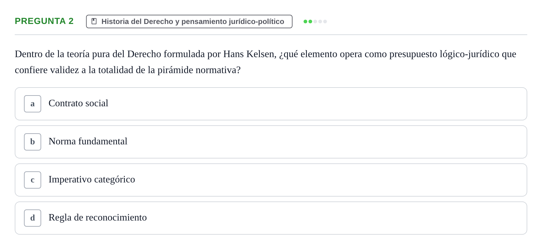 Enunciado: Pregunta 2