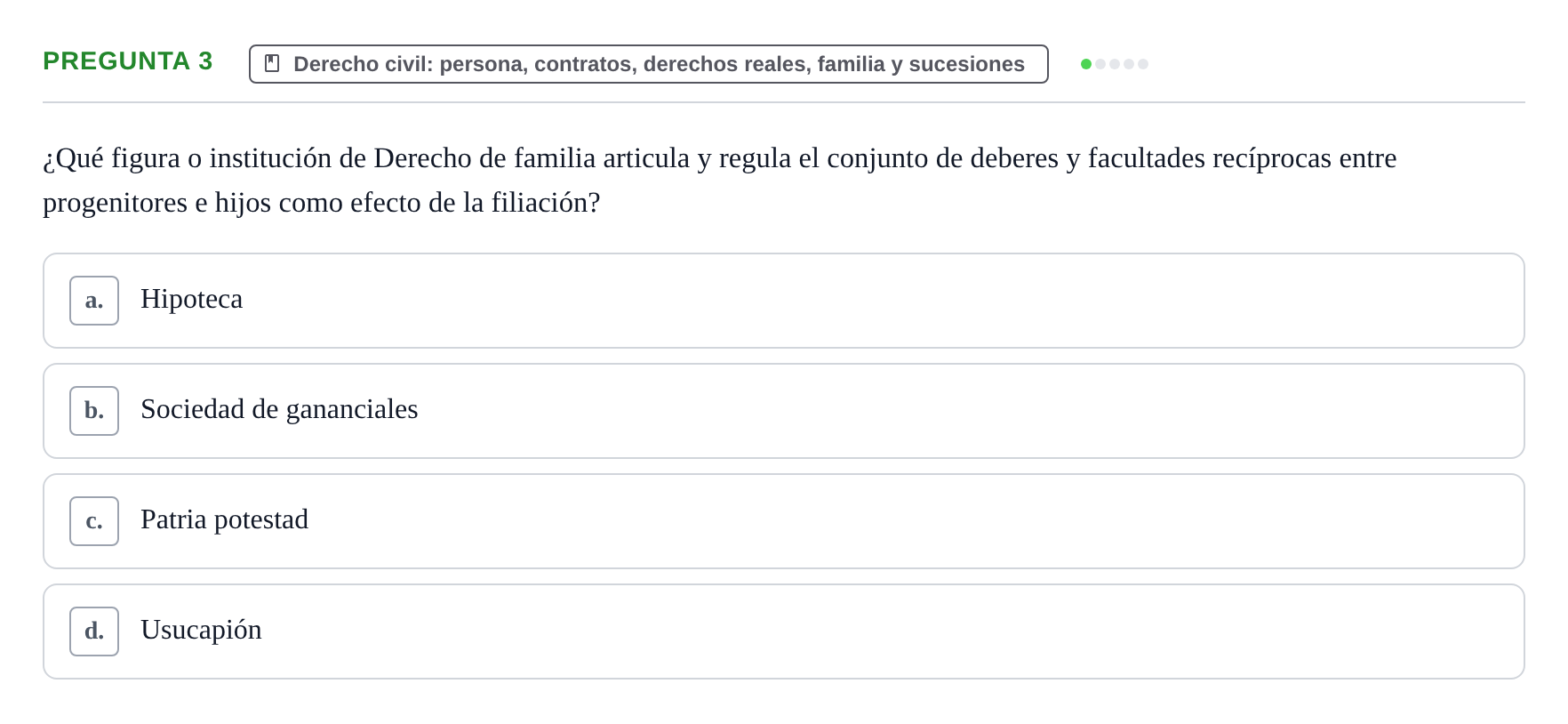 Enunciado: Pregunta 3