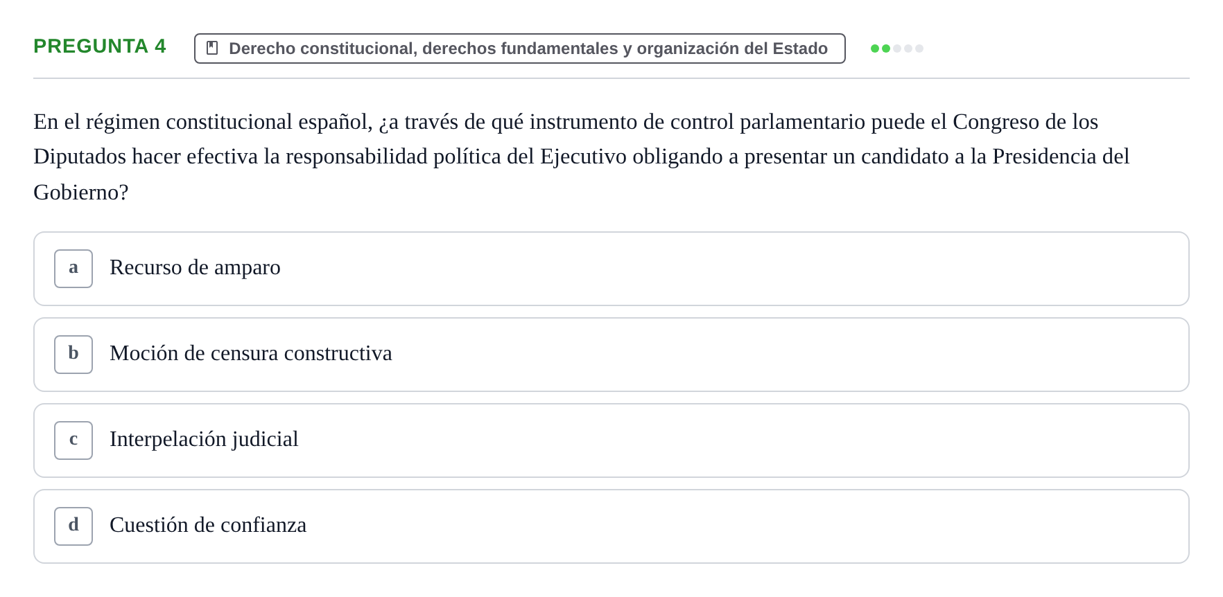 Enunciado: Pregunta 4