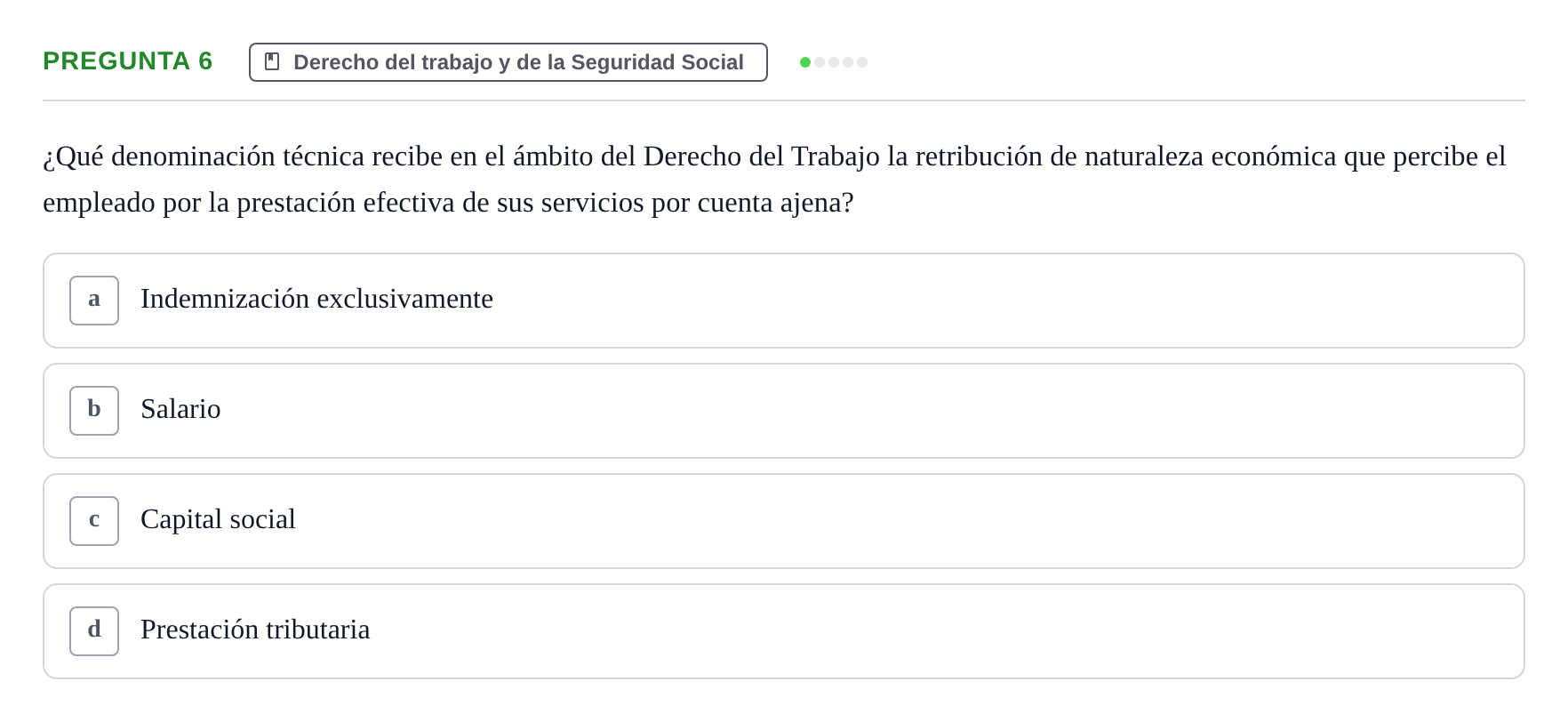 Enunciado: Pregunta 6
