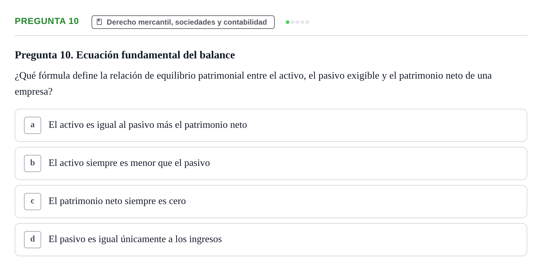 Enunciado: Pregunta 10
