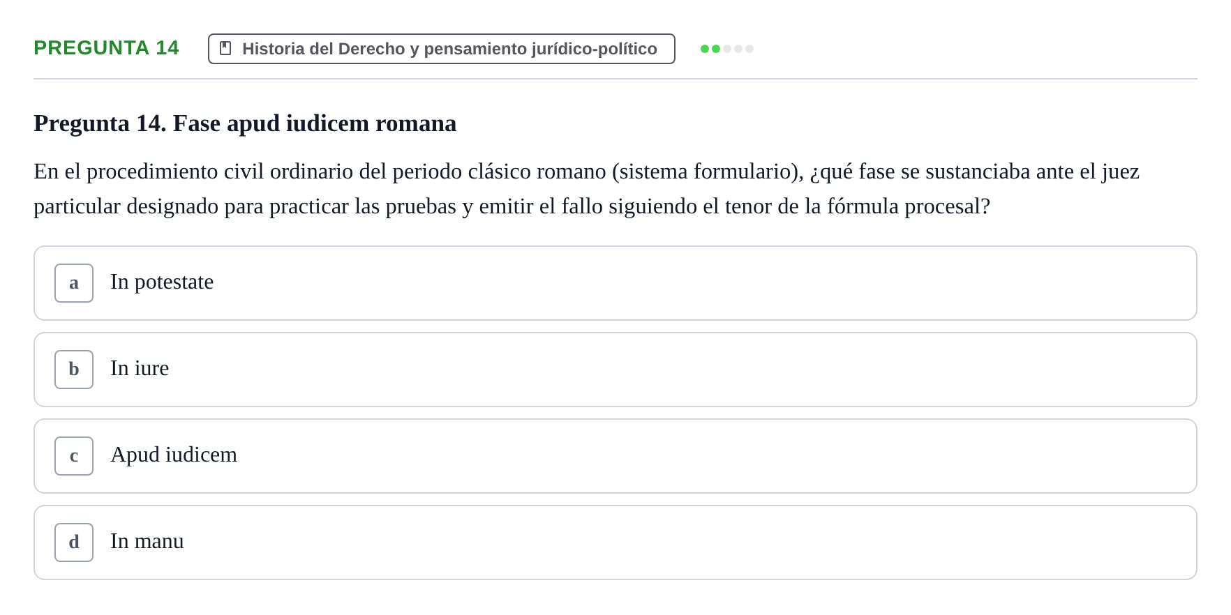 Enunciado: Pregunta 14
