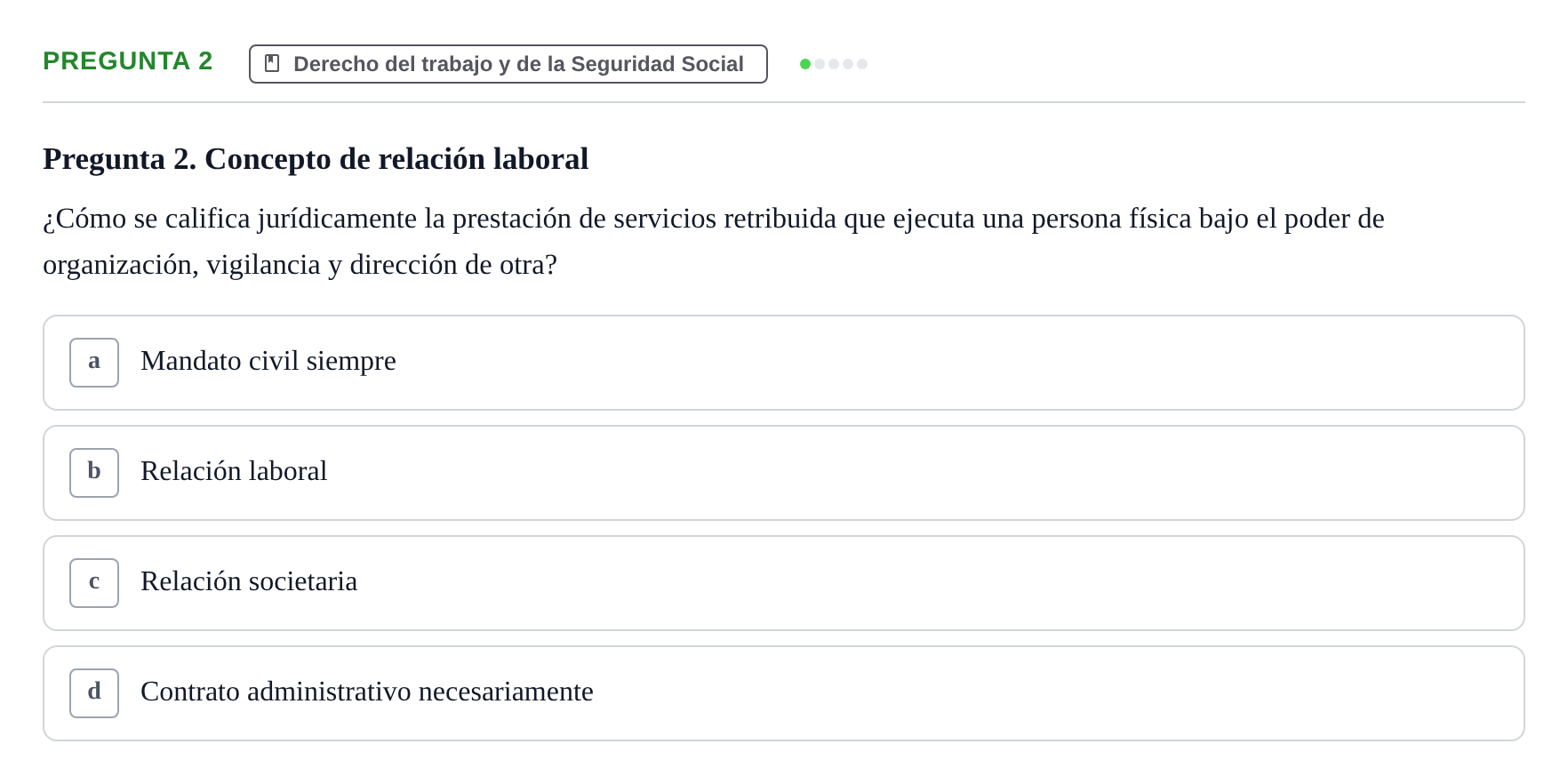 Enunciado: Pregunta 2
