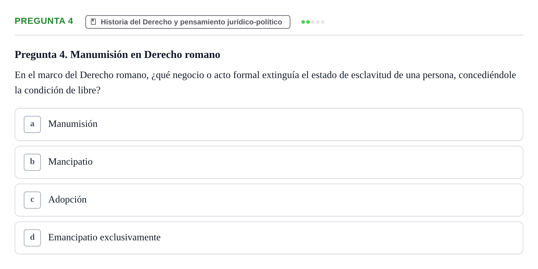 Enunciado: Pregunta 4