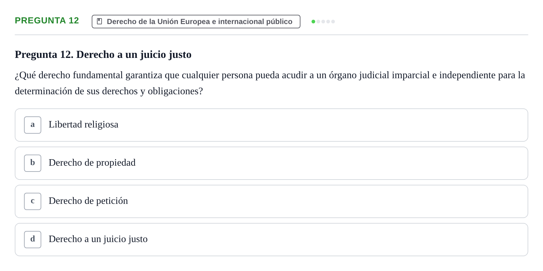Enunciado: Pregunta 12