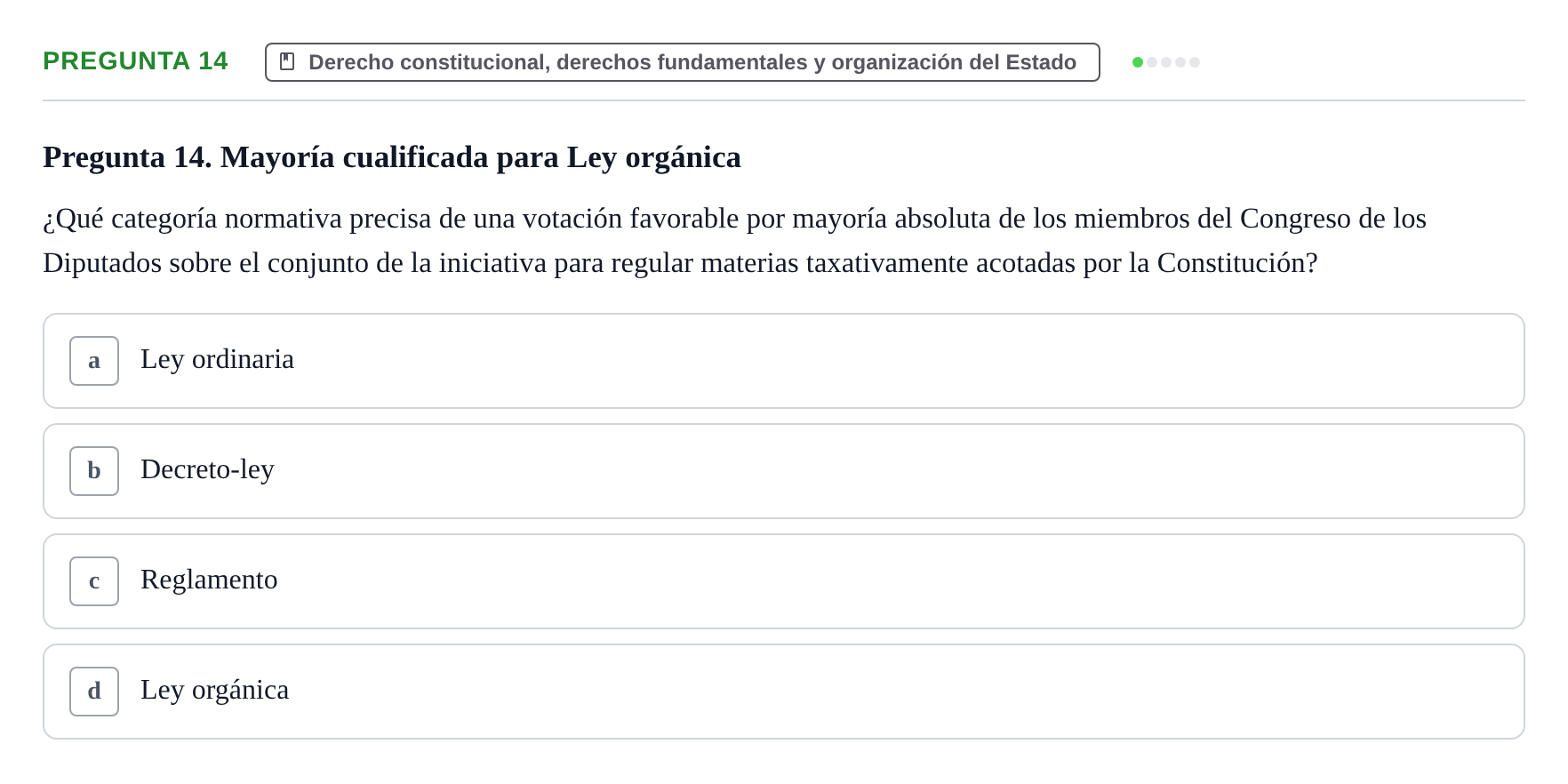 Enunciado: Pregunta 14