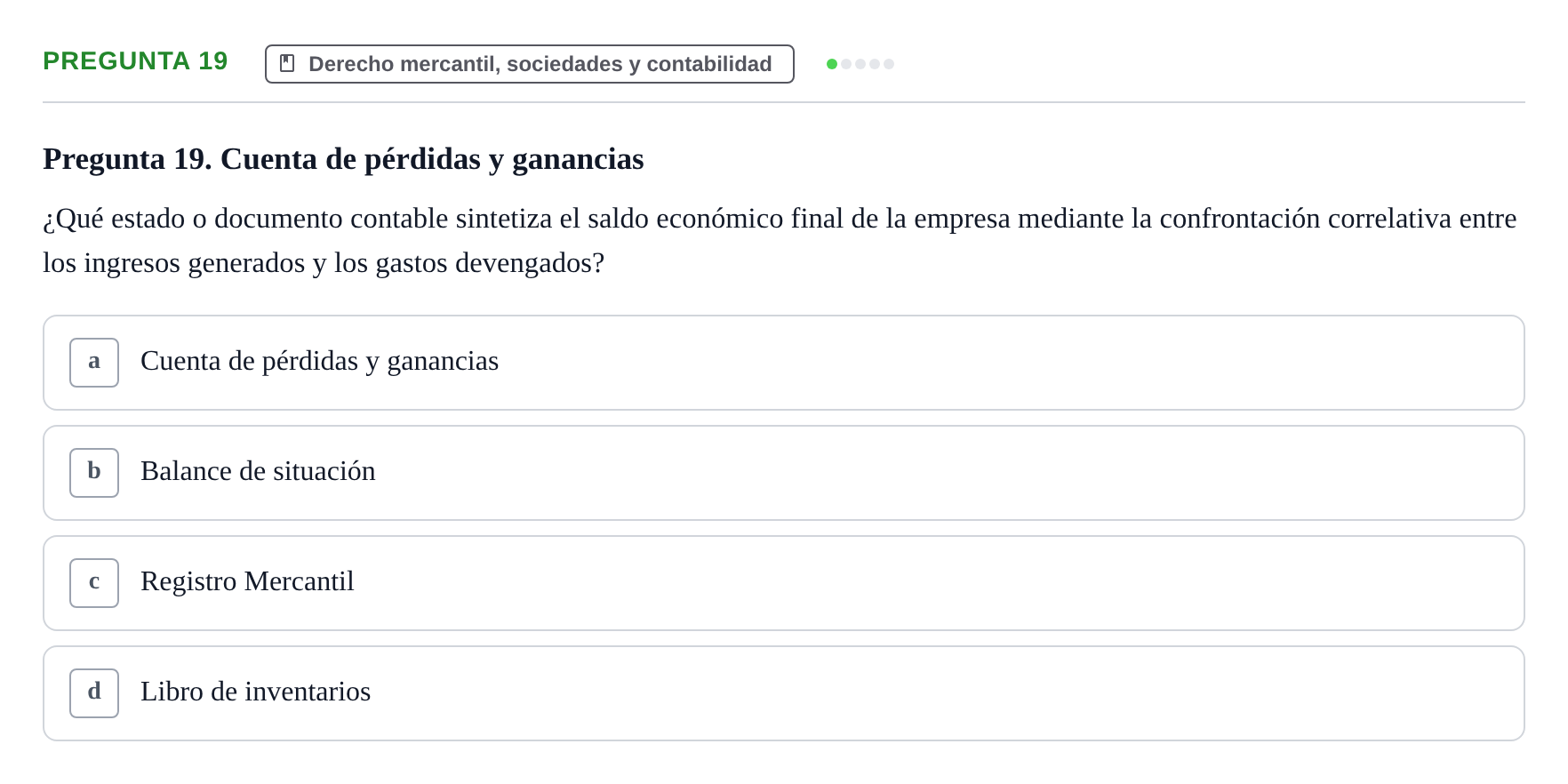 Enunciado: Pregunta 19