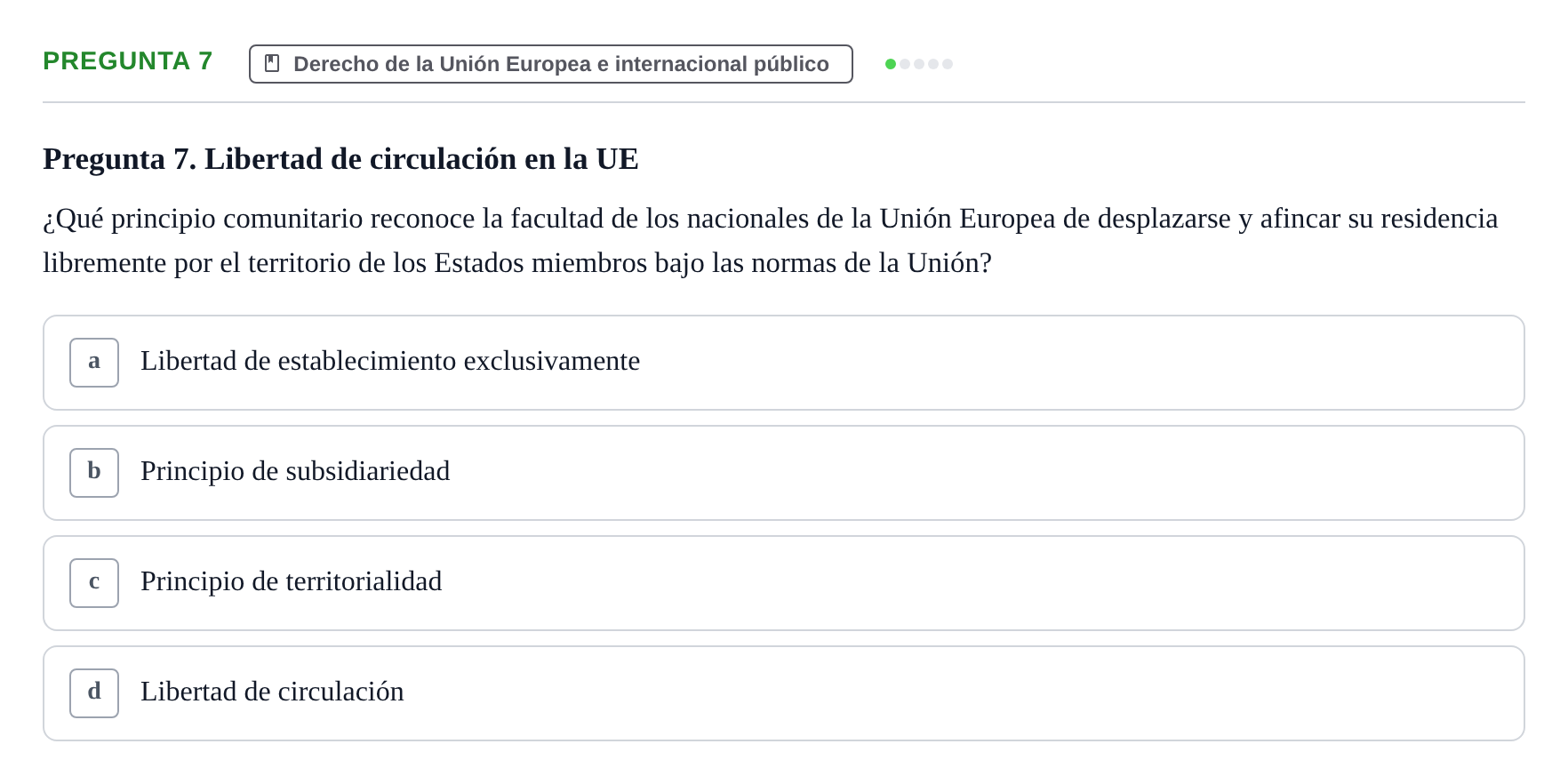 Enunciado: Pregunta 7