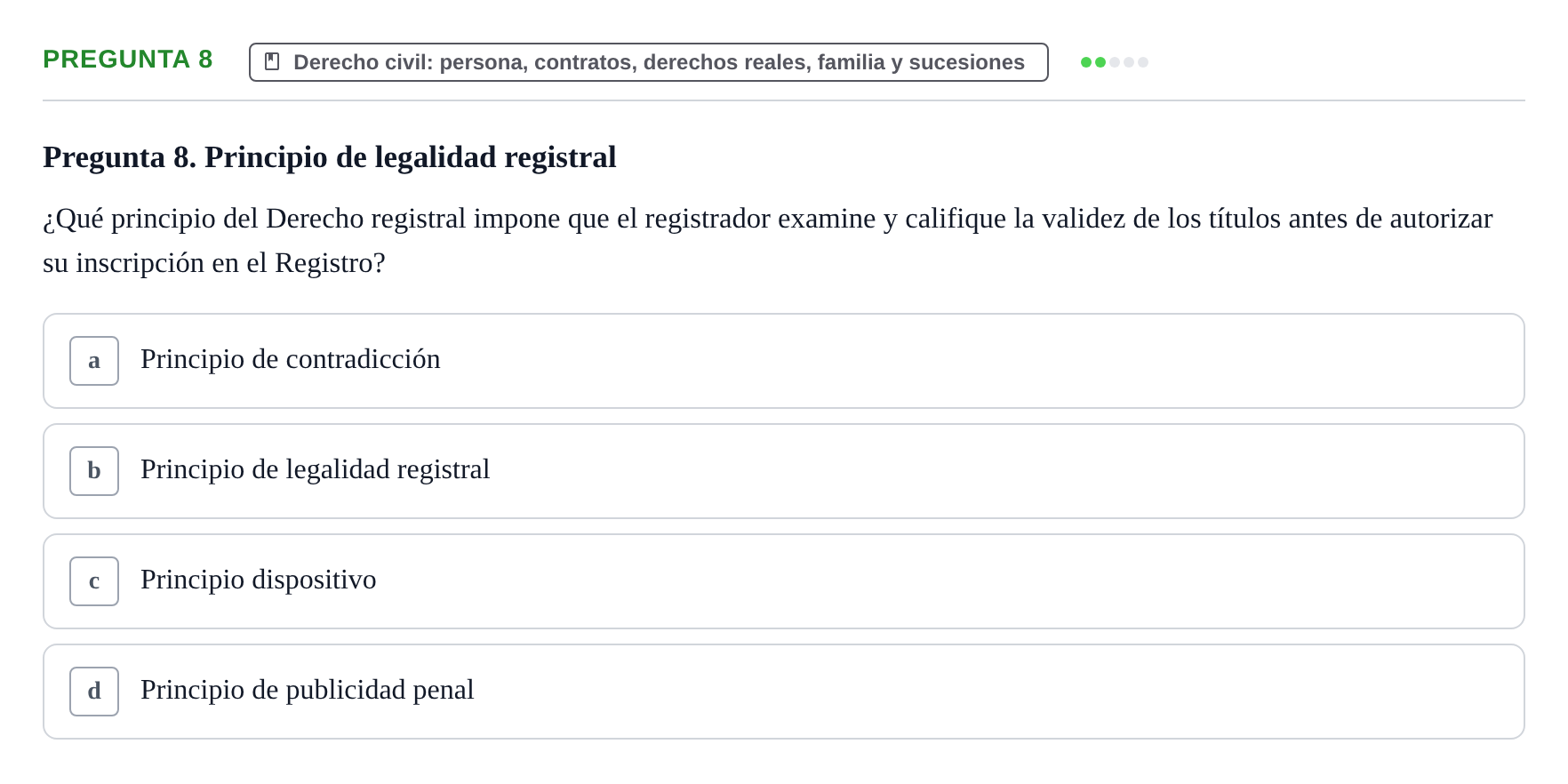 Enunciado: Pregunta 8