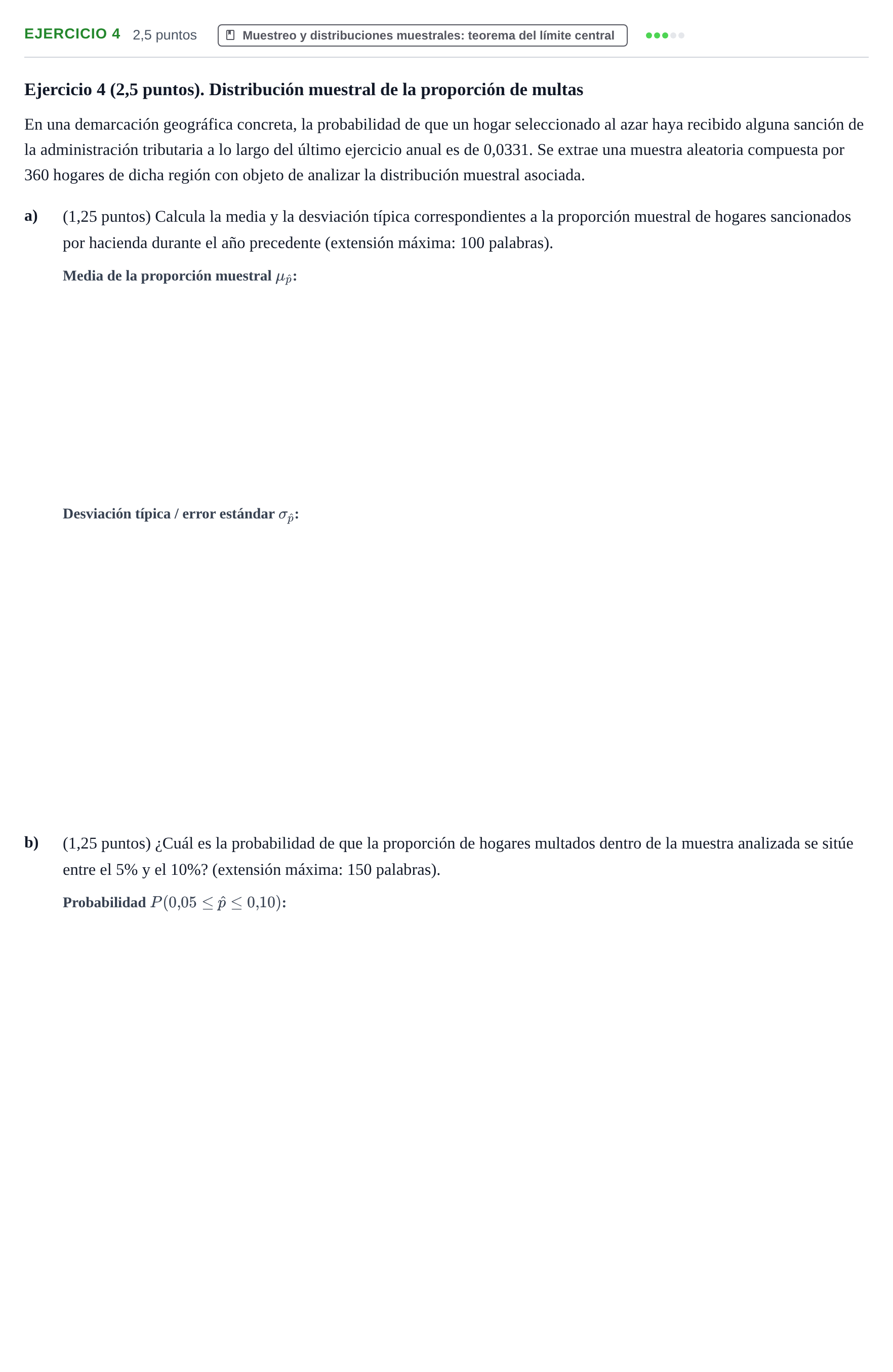 Enunciado: Ejercicio 4 · Fundamentos de Estadística UOC 2023