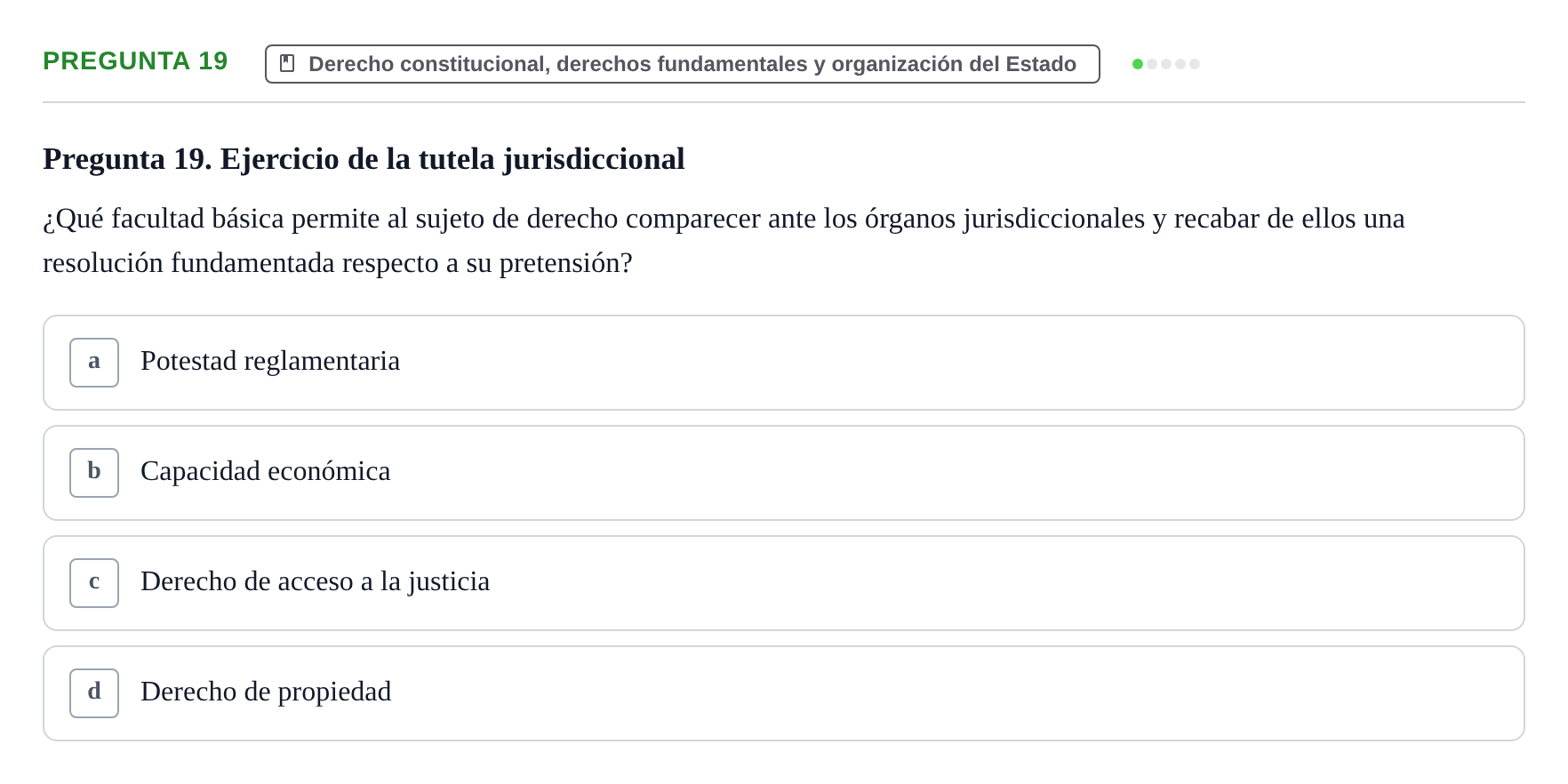 Enunciado: Pregunta 19