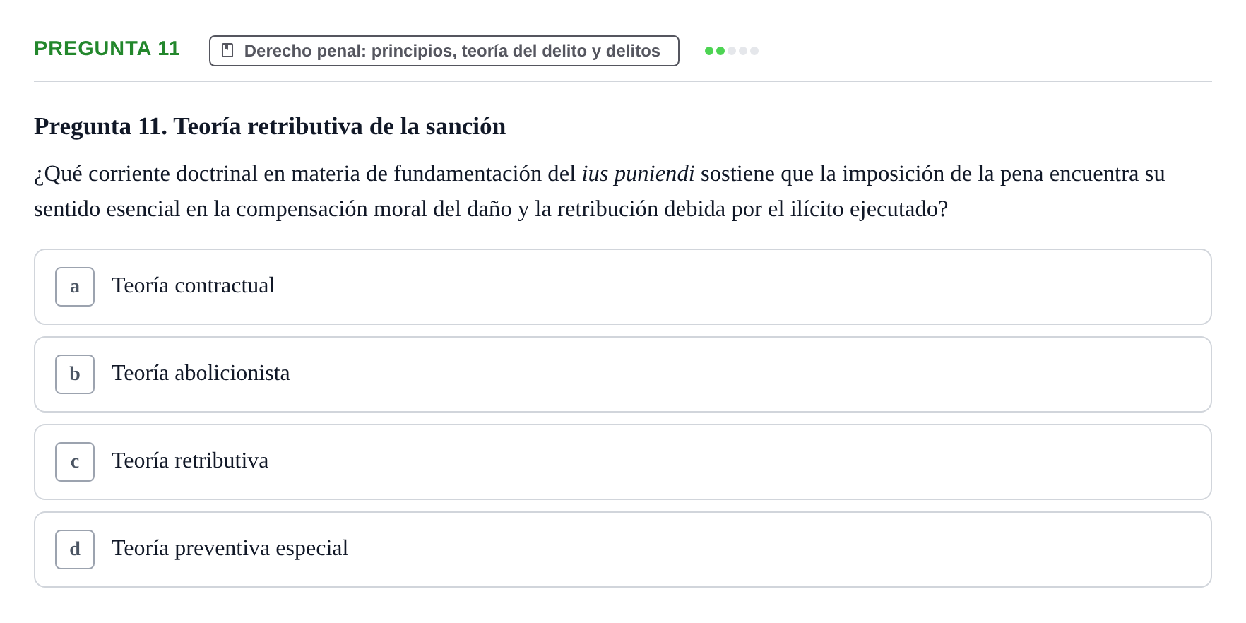 Enunciado: Pregunta 11