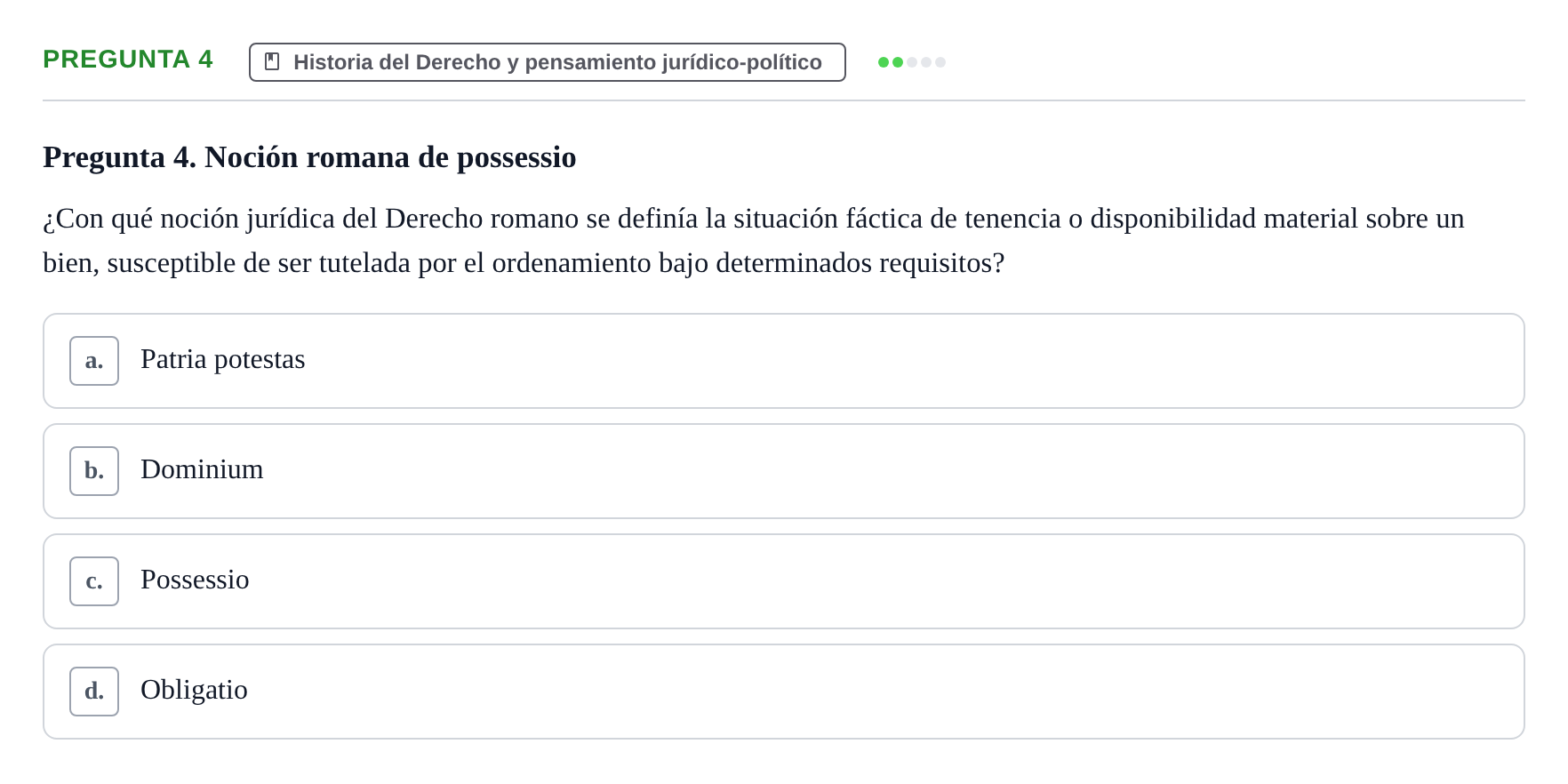 Enunciado: Pregunta 4