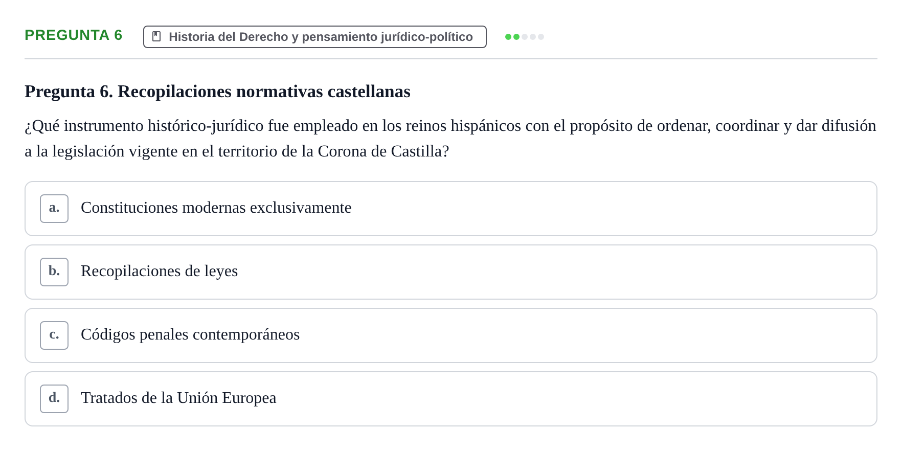 Enunciado: Pregunta 6