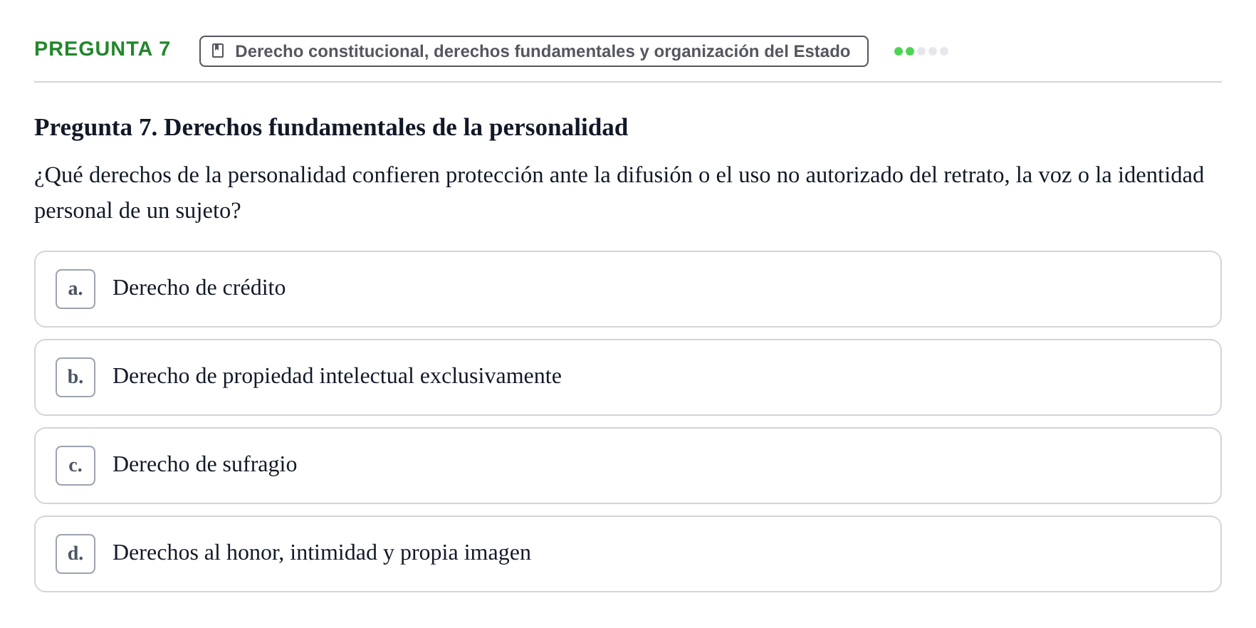 Enunciado: Pregunta 7