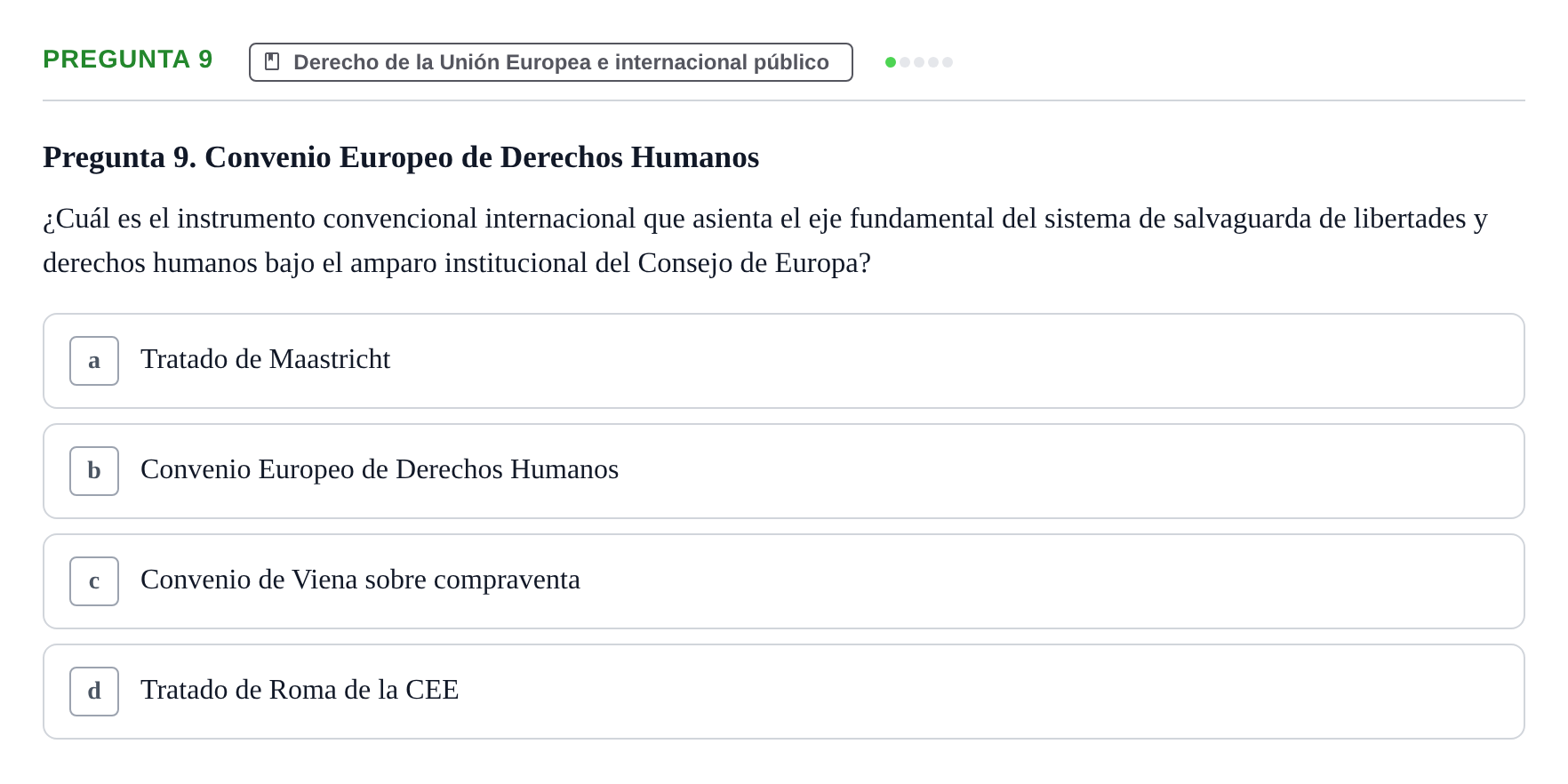 Enunciado: Pregunta 9