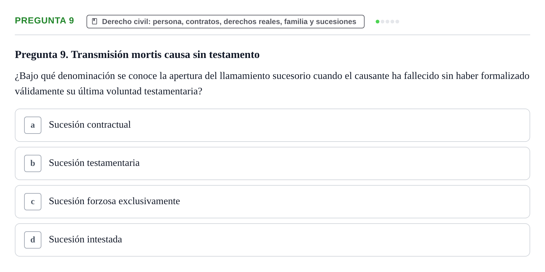 Enunciado: Pregunta 9