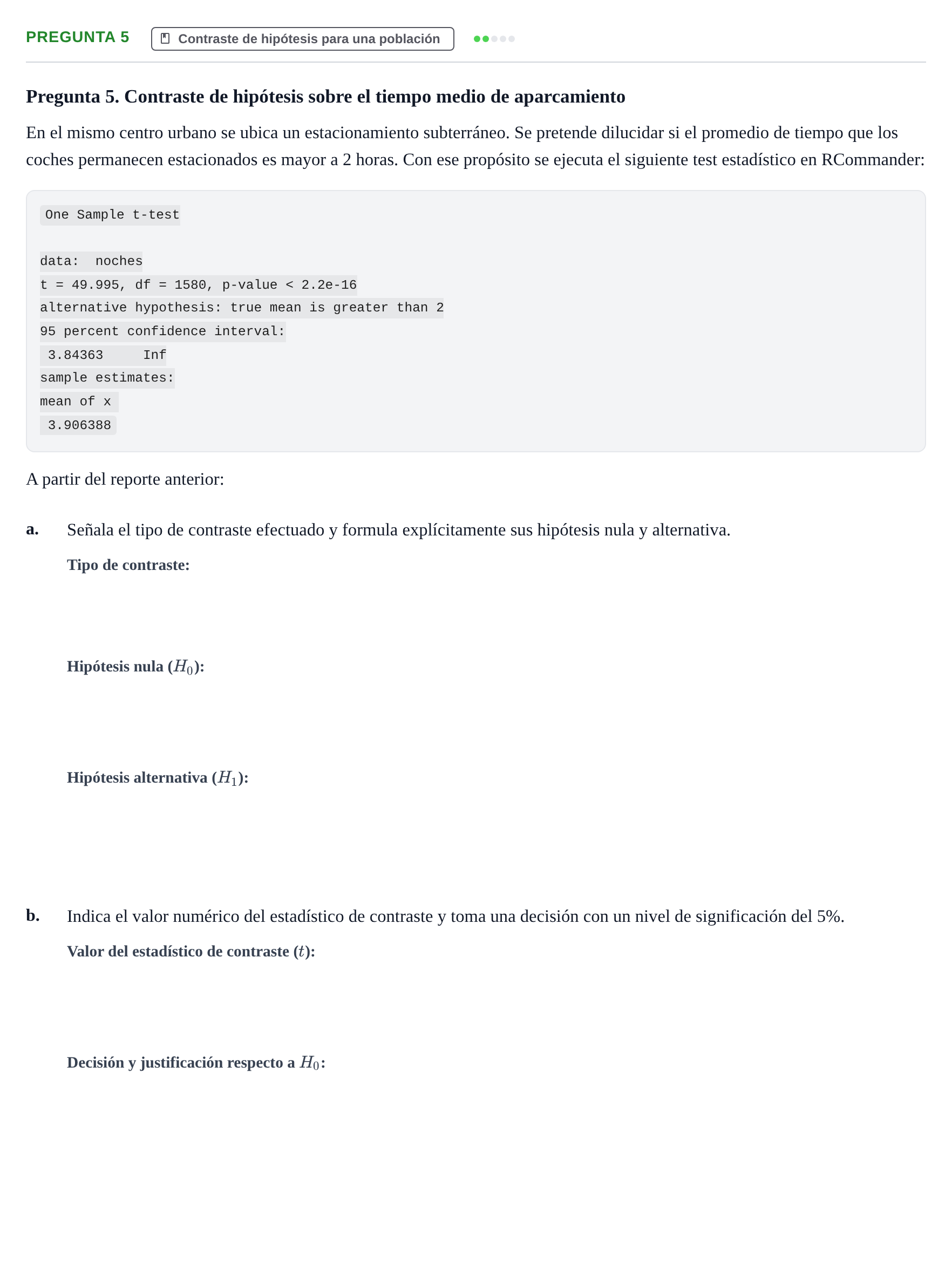 Enunciado: Pregunta 5 · Fundamentos de Estadística UOC 2019
