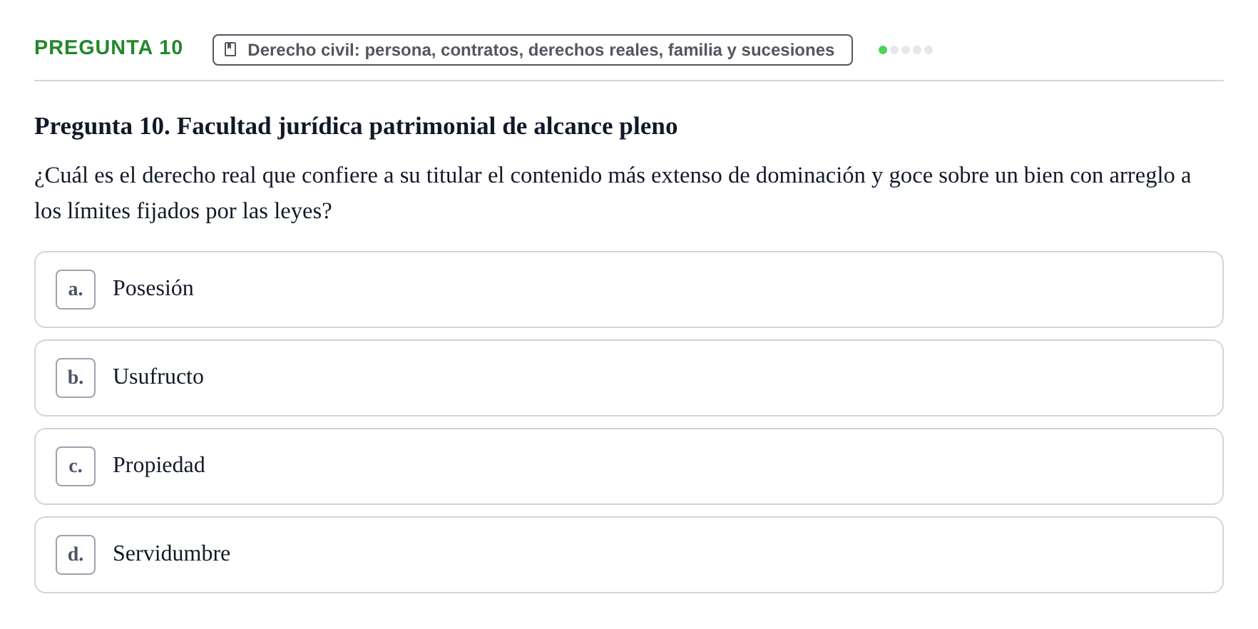 Enunciado: Pregunta 10