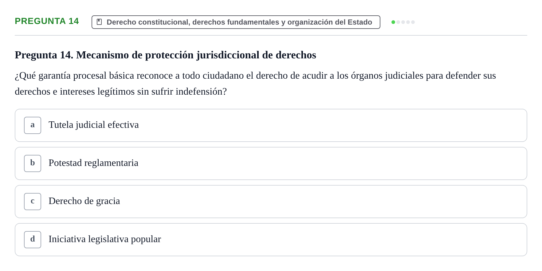 Enunciado: Pregunta 14
