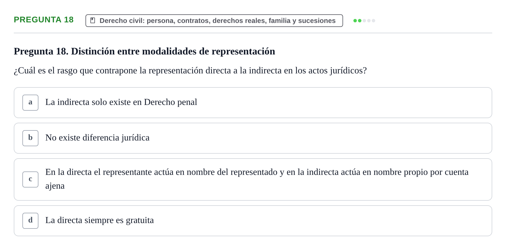 Enunciado: Pregunta 18