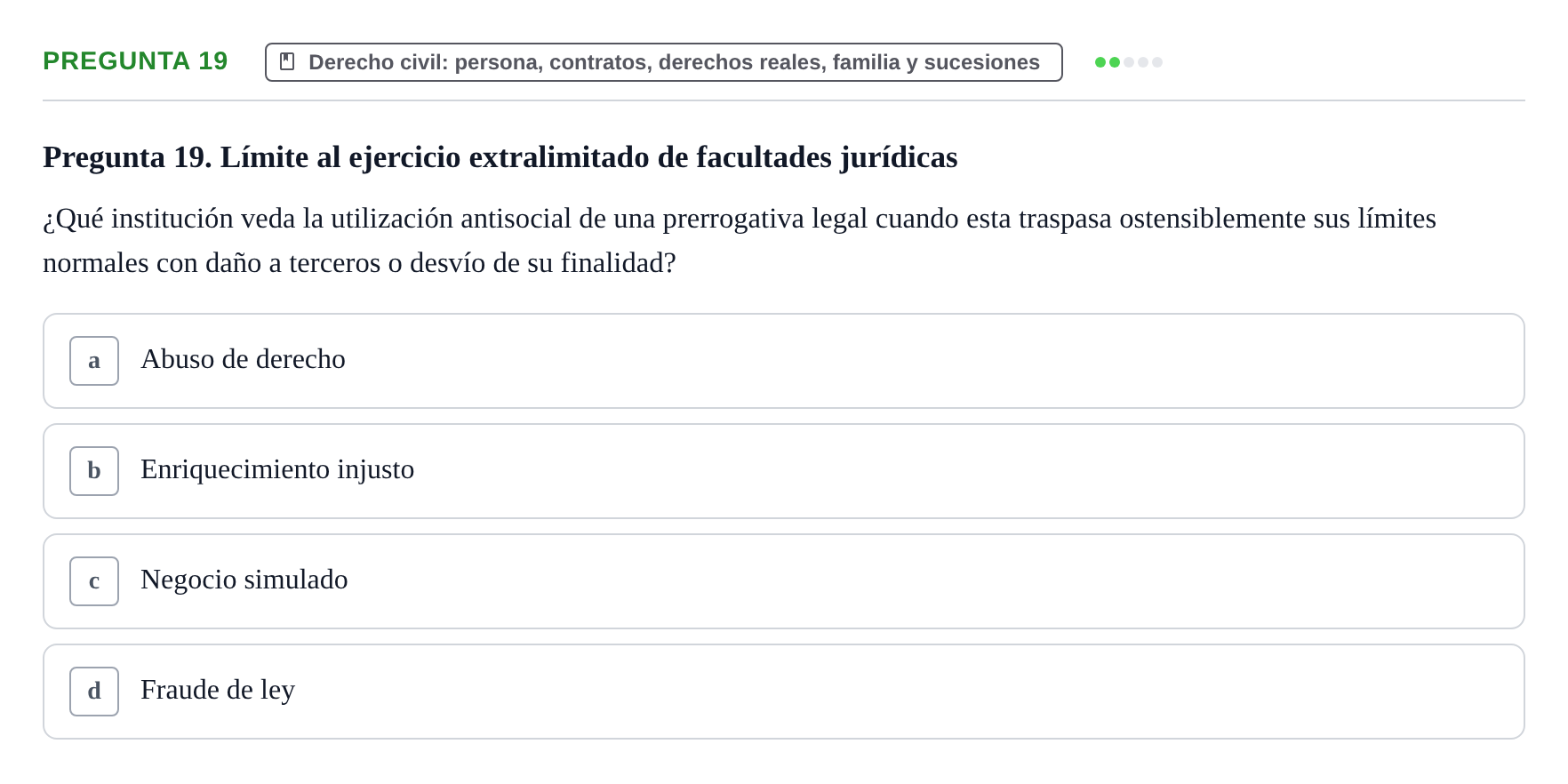 Enunciado: Pregunta 19