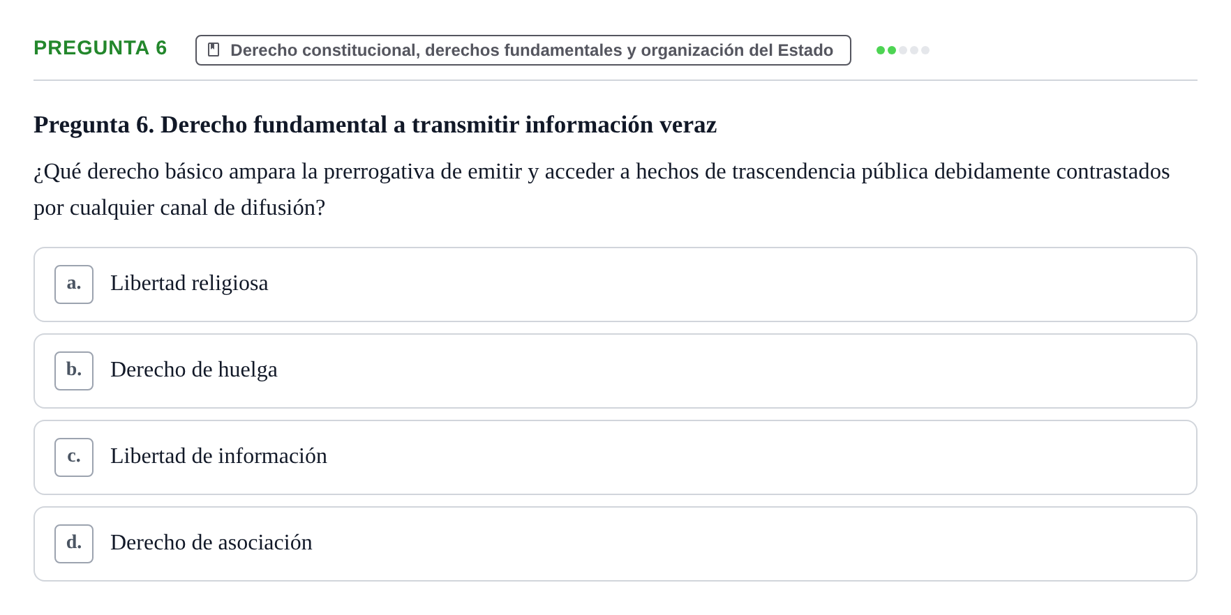 Enunciado: Pregunta 6