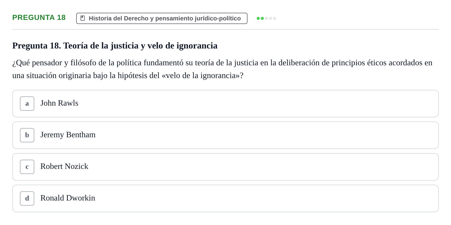 Enunciado: Pregunta 18
