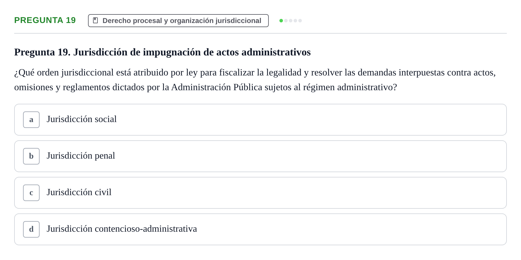 Enunciado: Pregunta 19
