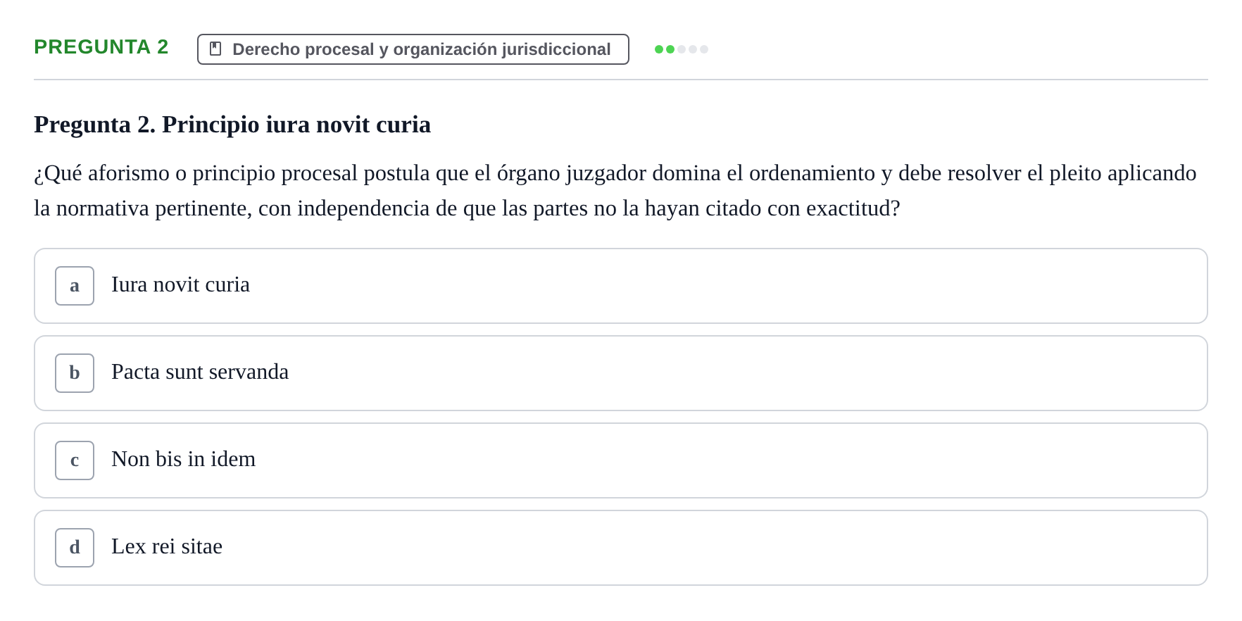 Enunciado: Pregunta 2