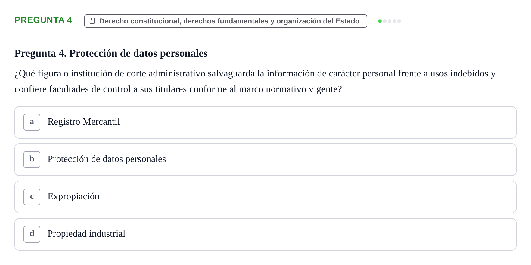 Enunciado: Pregunta 4