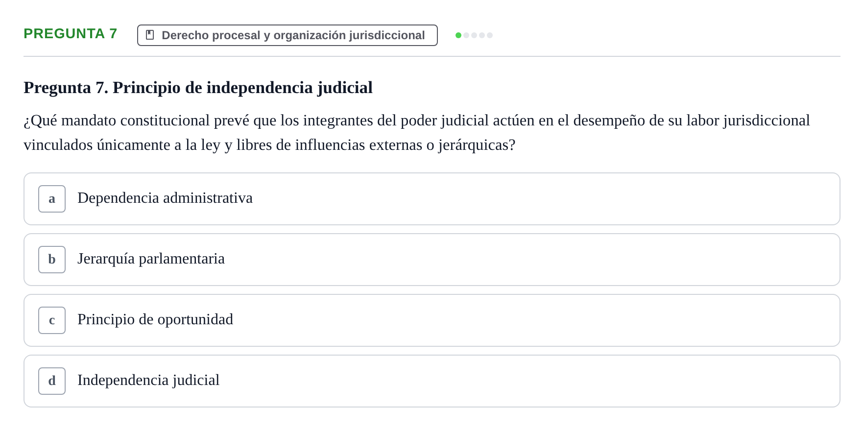 Enunciado: Pregunta 7