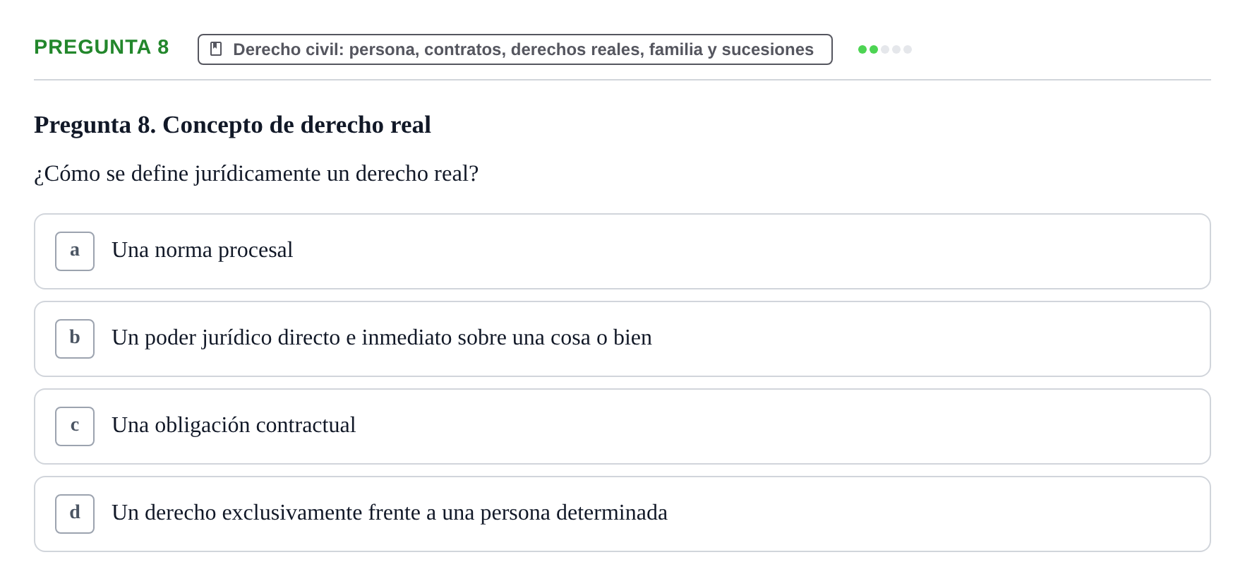 Enunciado: Pregunta 8